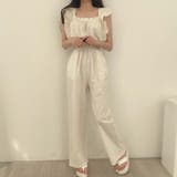 【SHOPLIST限定】韓国風のゆったりとした！フライスリーブウエストの高いオー… | 17kg | 詳細画像8 