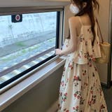 【SHOPLIST限定】慵?でユニークなデザイン。花柄キャミソール＋花柄ロングス… | 17kg | 詳細画像14 