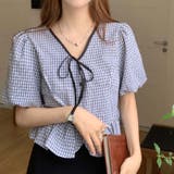 【SHOPLIST限定】チェック柄のVネックショートスリーブシャツ | 17kg | 詳細画像22