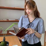 【SHOPLIST限定】チェック柄のVネックショートスリーブシャツ | 17kg | 詳細画像23