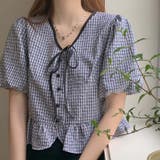 【SHOPLIST限定】チェック柄のVネックショートスリーブシャツ | 17kg | 詳細画像24