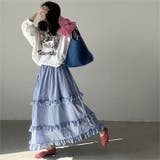 【SHOPLIST限定】レトロで清新な田園風のスタイル。ゴム入りウエストフリルの… | 17kg | 詳細画像11 