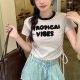 【SHOPLIST限定】ヴィンテージなスタイル。巾着&植毛半袖Tシャツ | 17kg | 詳細画像1 