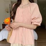 【SHOPLIST限定】夏の大きいサイズ半袖シャツ 丸首パフスリーブ | 17kg | 詳細画像40 