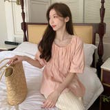 【SHOPLIST限定】夏の大きいサイズ半袖シャツ 丸首パフスリーブ | 17kg | 詳細画像45 