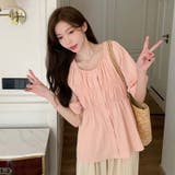 【SHOPLIST限定】夏の大きいサイズ半袖シャツ 丸首パフスリーブ | 17kg | 詳細画像47 
