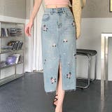 【SHOPLIST限定】独自の雰囲気を演出。刺繍デニムスカート。ラインストーン装… | 17kg | 詳細画像26 