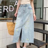 【SHOPLIST限定】独自の雰囲気を演出。刺繍デニムスカート。ラインストーン装… | 17kg | 詳細画像27 