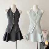 【SHOPLIST限定】しっかりしていてスタイリッシュ!大きなリボン付きのベスト… | 17kg | 詳細画像1 