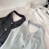 【SHOPLIST限定】しっかりしていてスタイリッシュ!大きなリボン付きのベスト… | 17kg | 詳細画像5 