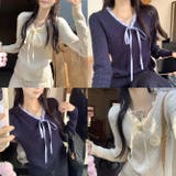 シンプルながらも洗練された。異なる素材やカラーのフェイクツーウェイニット | 17kg | 詳細画像1