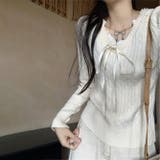 シンプルながらも洗練された。異なる素材やカラーのフェイクツーウェイニット | 17kg | 詳細画像6