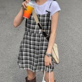 甘コーデチェック柄キャミソールワンピース | 17kg | 詳細画像3