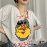 夏のスタイルを彩るVネック半袖Tシャツプリント柄 | 17kg | 詳細画像2 
