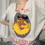 夏のスタイルを彩るVネック半袖Tシャツプリント柄 | 17kg | 詳細画像7 