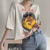 夏のスタイルを彩るVネック半袖Tシャツプリント柄 | 17kg | 詳細画像9 