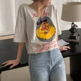 夏のスタイルを彩るVネック半袖Tシャツプリント柄 | 17kg | 詳細画像12 