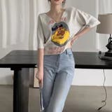 夏のスタイルを彩るVネック半袖Tシャツプリント柄 | 17kg | 詳細画像17 