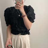 夏のトレンド！フリルハイウエストパフスリーブトップ | 17kg | 詳細画像2 