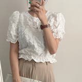 夏のトレンド！フリルハイウエストパフスリーブトップ | 17kg | 詳細画像3 