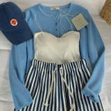日差し対策もおしゃれに決めるキャンディカラーのショート丈Vネックカーディガン | 17kg | 詳細画像17