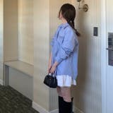 春色に咲く。シングルボタンのストライプシャツカーディガン | 17kg | 詳細画像6 
