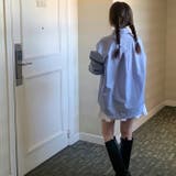 春色に咲く。シングルボタンのストライプシャツカーディガン | 17kg | 詳細画像10 
