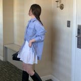 春色に咲く。シングルボタンのストライプシャツカーディガン | 17kg | 詳細画像14 