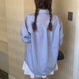 春色に咲く。シングルボタンのストライプシャツカーディガン | 17kg | 詳細画像20 