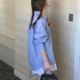 春色に咲く。シングルボタンのストライプシャツカーディガン | 17kg | 詳細画像21 