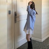 春色に咲く。シングルボタンのストライプシャツカーディガン | 17kg | 詳細画像22 