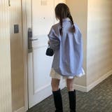 春色に咲く。シングルボタンのストライプシャツカーディガン | 17kg | 詳細画像23 