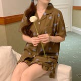 2025インスタ新作ボウプリントが彩るルームウェアセットパジャマ | 17kg | 詳細画像15