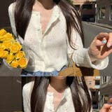 春色に咲く。ショート レースニットカーディガン 韓国早春 | 17kg | 詳細画像4