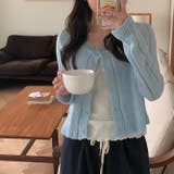 春色に咲く。ショート レースニットカーディガン 韓国早春 | 17kg | 詳細画像2