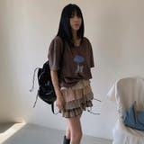 プリントTシャツ+デザイン感あふれるティアードスカート | 17kg | 詳細画像8