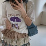 プリントTシャツ+デザイン感あふれるティアードスカート | 17kg | 詳細画像12