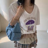 プリントTシャツ+デザイン感あふれるティアードスカート | 17kg | 詳細画像1