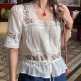 フラワー刺繍レースシャツ | 17kg | 詳細画像11 