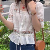 フラワー刺繍レースシャツ | 17kg | 詳細画像30 
