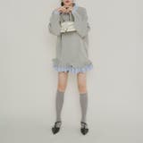 気負わず快適 【春】ハイネックフェイクレイヤードスウェット 切替ティアード風スウ… | 17kg | 詳細画像18