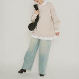 気負わず快適 【春】ハイネックフェイクレイヤードスウェット 切替ティアード風スウ… | 17kg | 詳細画像21