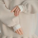気負わず快適 【春】ハイネックフェイクレイヤードスウェット 切替ティアード風スウ… | 17kg | 詳細画像24