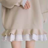 気負わず快適 【春】ハイネックフェイクレイヤードスウェット 切替ティアード風スウ… | 17kg | 詳細画像25