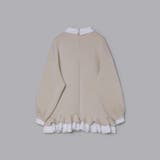 気負わず快適 【春】ハイネックフェイクレイヤードスウェット 切替ティアード風スウ… | 17kg | 詳細画像31