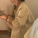 気負わず快適☆【春】シングルボタン通勤ミドル丈トレンチコート | 17kg | 詳細画像6 