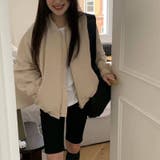 カーキ | 気負わず快適☆【春】ノーカラーゆったりジャケット スタジャン風アウター | 17kg