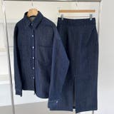 気負わず快適☆【春】デニムセットアップ シャツ＋スカート | 17kg | 詳細画像20 