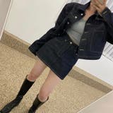 気負わず快適☆【春】配色ステッチ長袖デニムジャケット＋タイトスカートセット | 17kg | 詳細画像6 