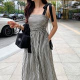 甘辛系ガールズ☆【春】リボンストライプワンピース | 17kg | 詳細画像1